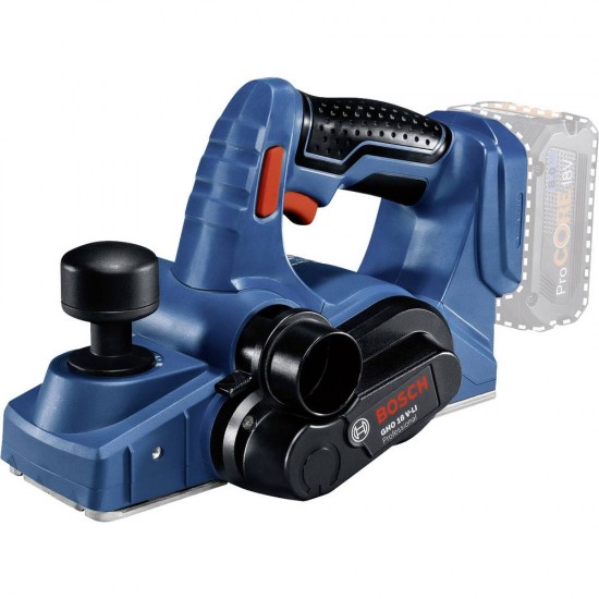 Bosch Professional Accuschaafmachine 18 V Felsdiepte (max.): 8 mm